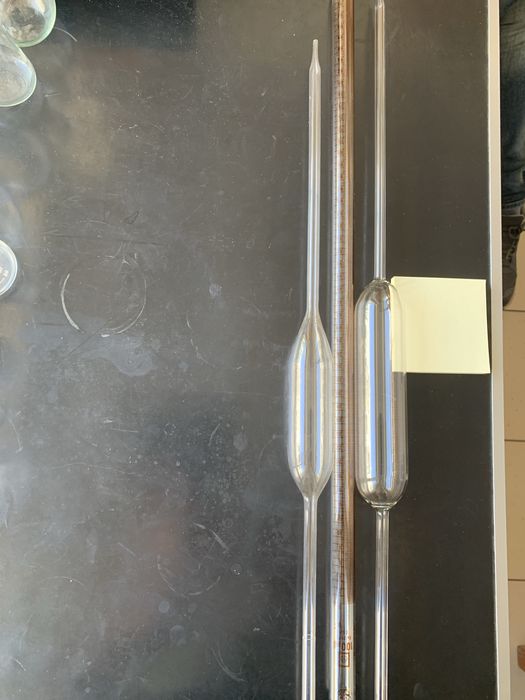 Pipeta/próbnik do wina szklana do pobierania zestaw  2 sz 100 ml