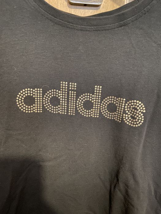 Czarna Koszulka Adidas