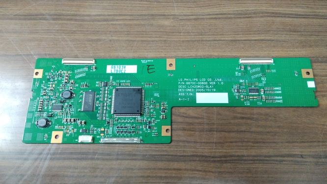 Placa T-Con LG Philips: 6870C-0080D ver 1.0