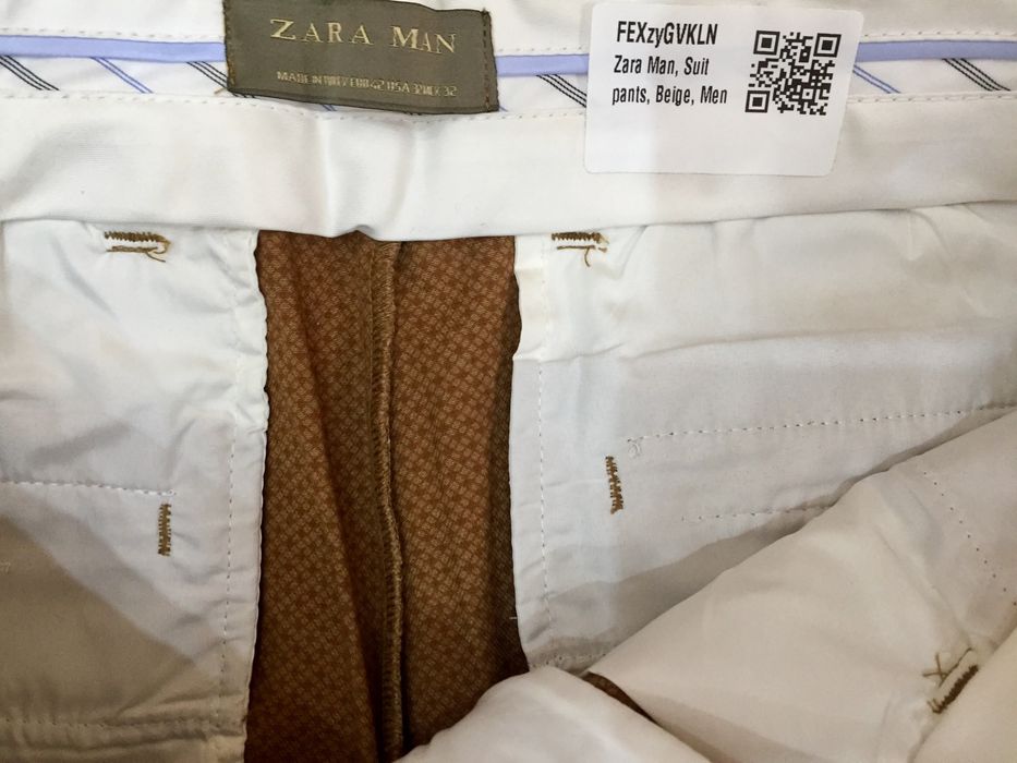 Мужские брюки-чиносы Zara 48
