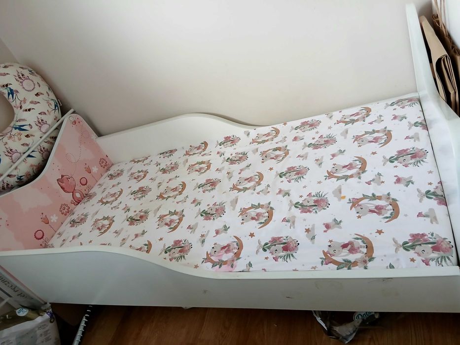 Łóżko dzieciece z materacem 140x70
