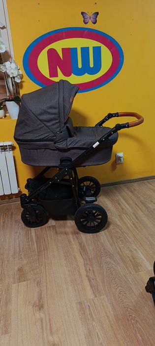 Wózek 3w1 stan bardzo dobry koła pompowane