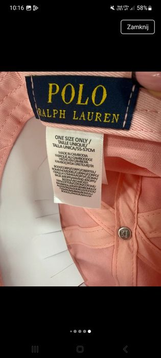 Czapka z daszkiem Polo Ralph Lauren