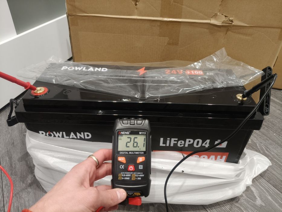 LiFePO4 акумуляторна батарея 24v 100Ah Powland