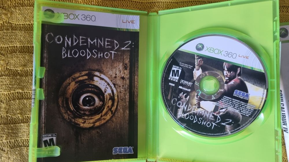 Jogo Soulcalibor 4 e condemned 2