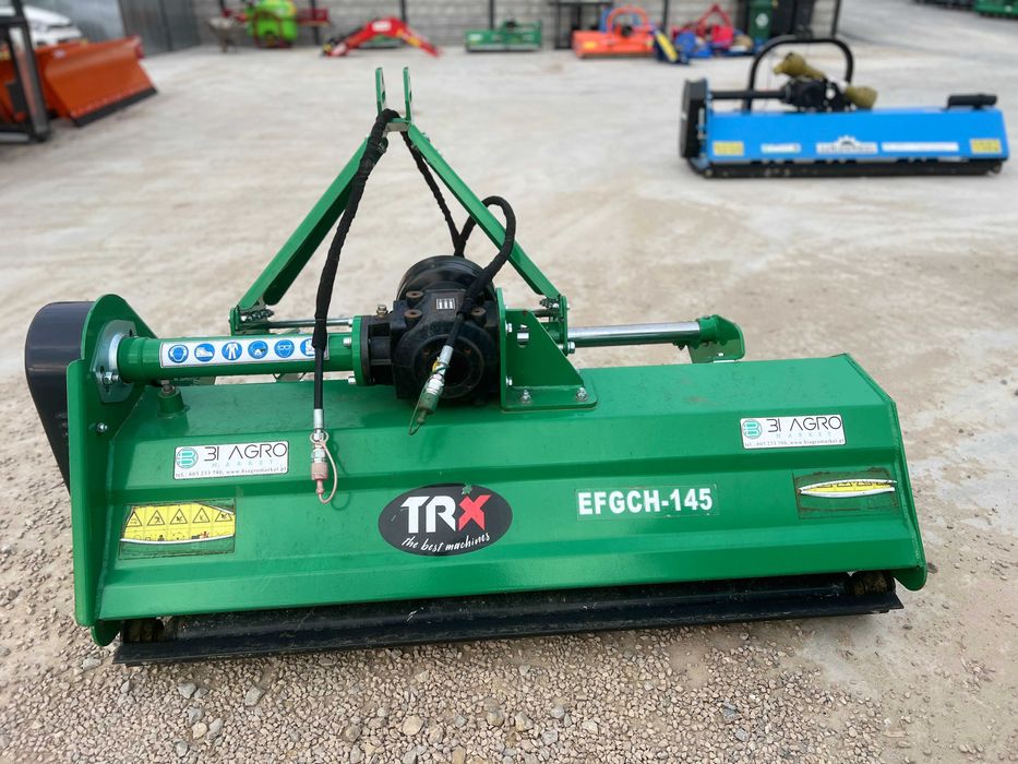 Kosiarka bijakowa przesuw hydrauliczny 1.25- 1.45- 1.55- 1.65m mulczer