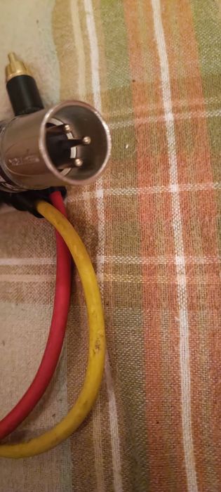 Cabo Adaptador Xlr Macho Para 2 Rca