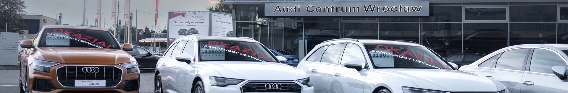 Audi Select plus Audi Centrum Wrocław top banner