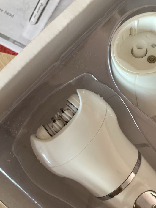 Епілятор масажер із насадками домашній Gemei GM-3072 5в1