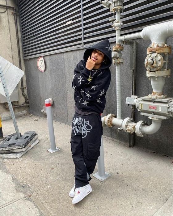 В НАЯВНОСТ!!Карго штаны джинсы на утяжках minus two × Corteiz