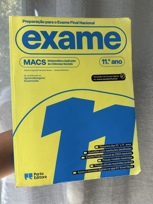 MACS – Preparação para Exame + Caderno de Exercício 10° Ano