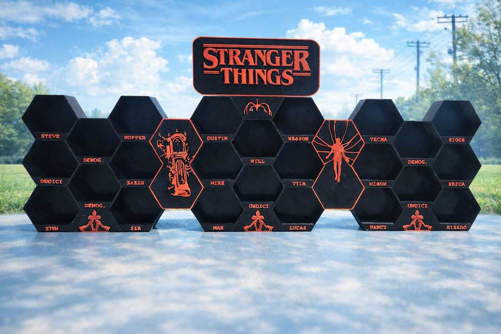 СТИЛЬНА‼️Полиця Stranger Things для кіндерів Підставка Дивні дива