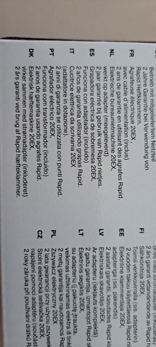 Agrafador elétrico Rapid NOVO