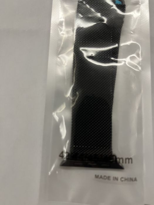 Vendo 2 Braceletes Milanesa em Aço Preto / 44 - 45 - 46 - 47 - 49