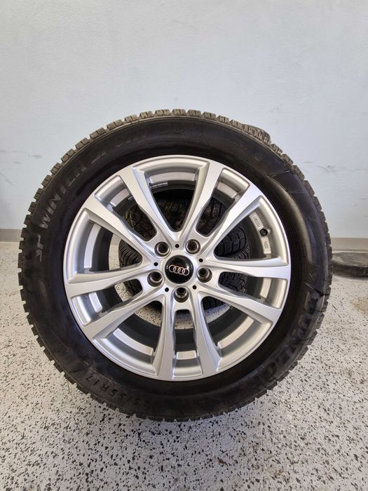 Koła zimowe felgi aluminiowe komplet audi a4 a6 17" 5x112