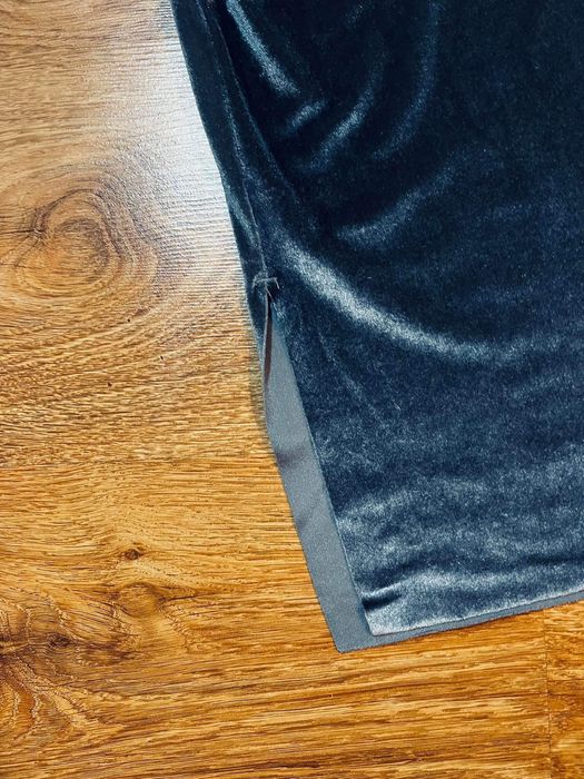 T-shirt srebny welufowy szary bluzka stradivarius s