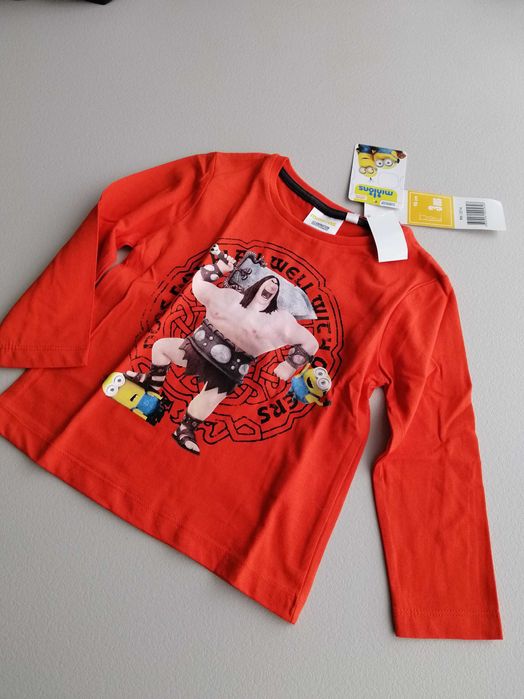 Новий реглан, лонгслів Міньон, yoka watch р.98, 3роки хлопчику.