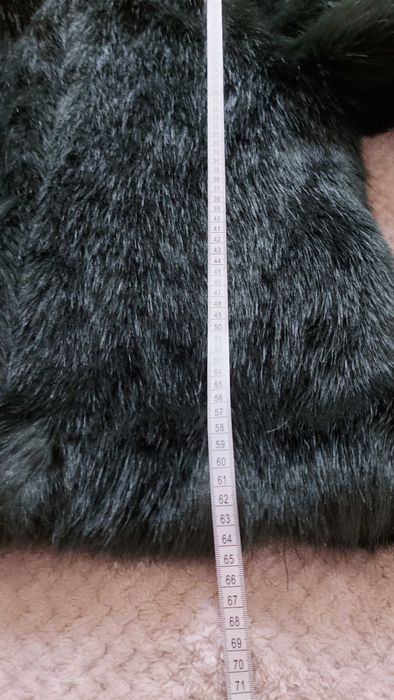 Коротка шубка з штучного хутра