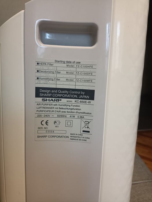 Зволожувач повітря, Sharp