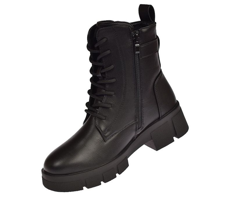 Glany ocieplane trzewiki workery na suwak trapery B-3-1384 roz. 40