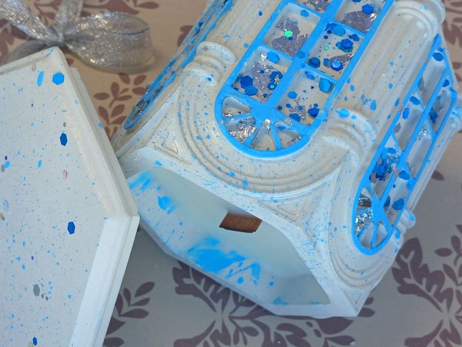 Аромасвічка ручної роботи "Казкове віконце"