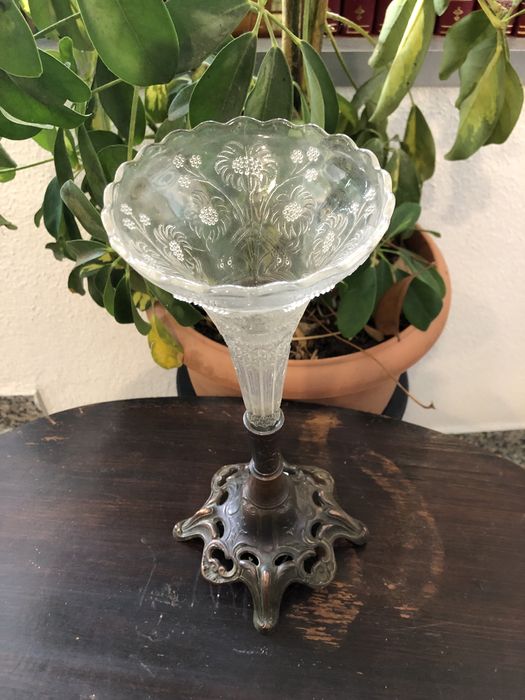 Floreira em vidro