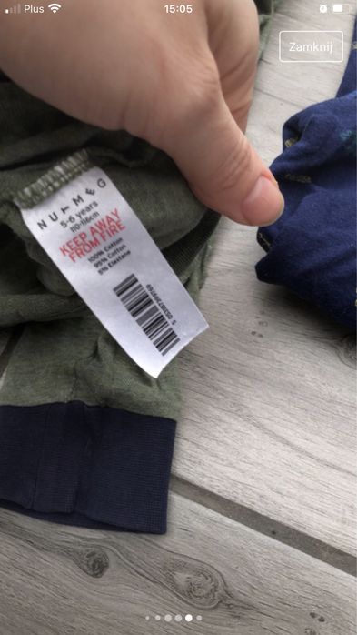 Bluzki piżama gap lupilu 116 122