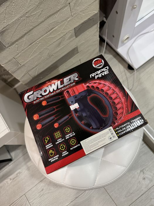 Автоматичний кулемет Growler Бластер Автомат
