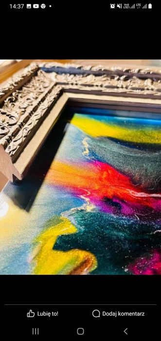 Obraz z żywicy epoksydowej