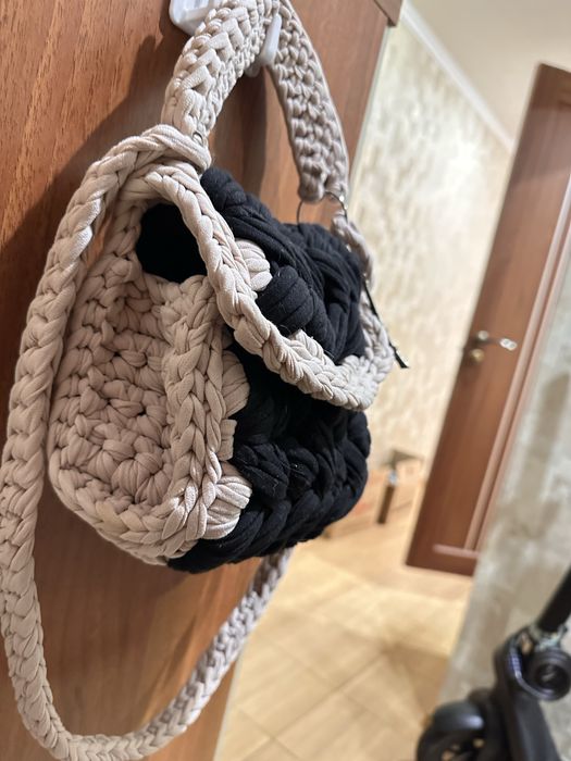 В’язана сумка ручної роботи | handmade | легка та стильна