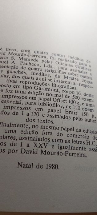 As Quatro Estações - David Mourão-Ferreira (1ª edição, 1980)