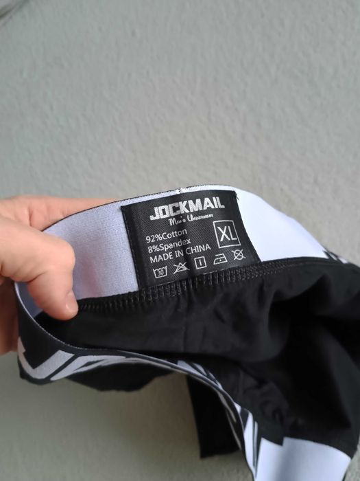 Nowe bokserki Jockmail - rozmiar XL, czarne