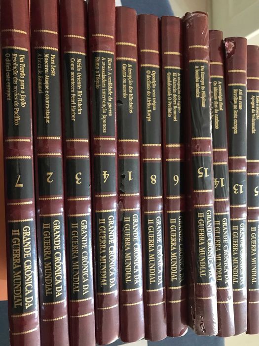 coleção Grande crónica da II guerra mundial- 16 llivros