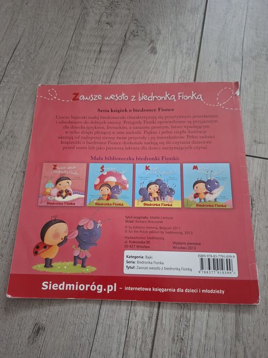 Książka dla dzieci Biedronka Fionka