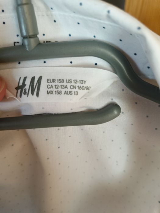Biała koszula chłopięca 12-13 lat H&M