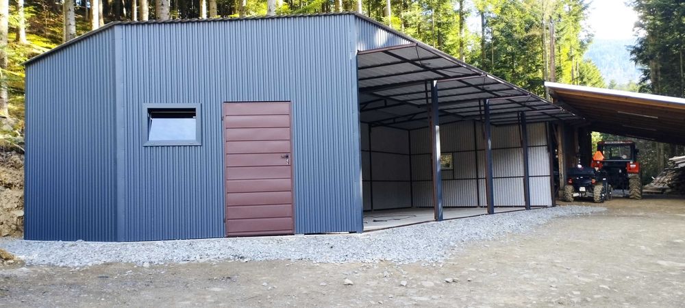 garaż blaszany hala magazyn wiata 15x6 x3.50 blaszaki garaże