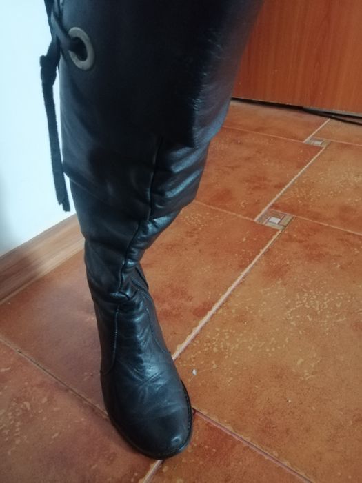 Kozaki Skóra naturalna rozm. 37