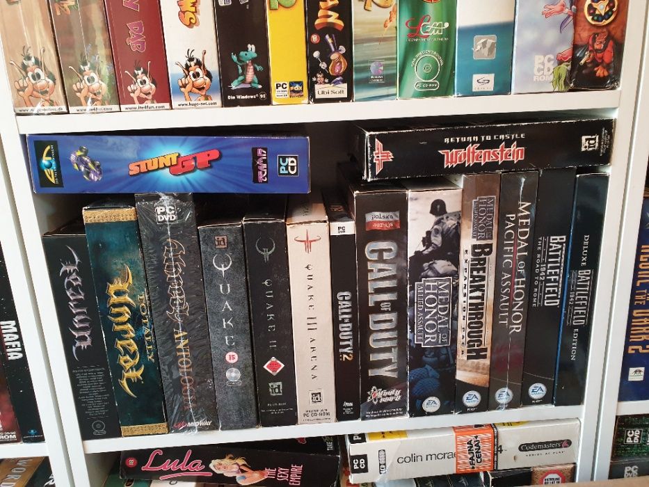 BIG BOX PC PL Wolfenstein Quake 1 2 3 half life Unreal Hexen