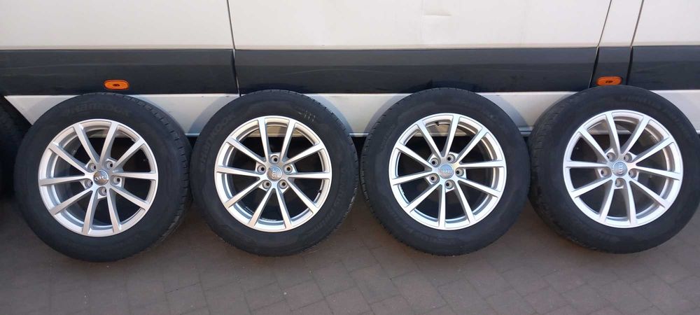 Koła lato oryg. AUDI A6  7.5x17, 5x112, ET36 + Hankook 225/60R17, 2021r