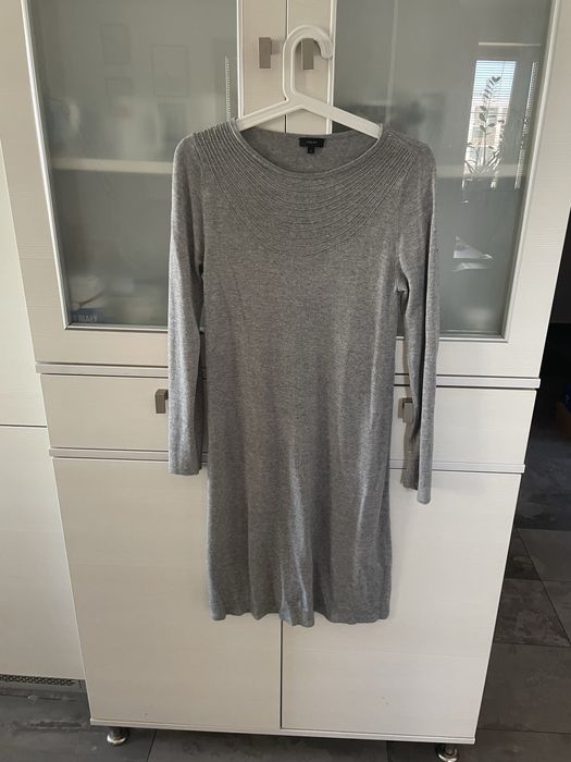 Sukienka sweterkowa szara Solar 36 S