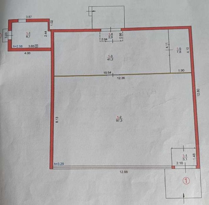 Нежитлове приміщення 160 м² у центрі села Надинівка під магазин склад виробництво RD