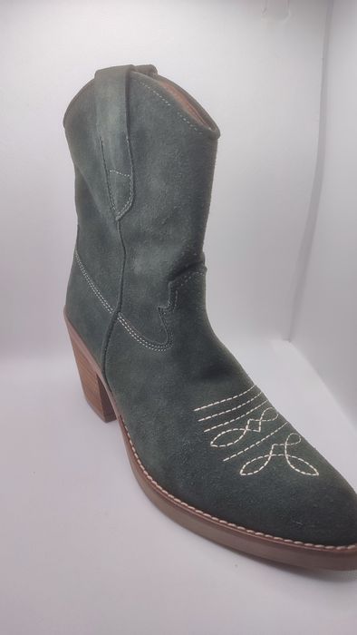 Botas em Camurça Serrage Verde Rui Marinho