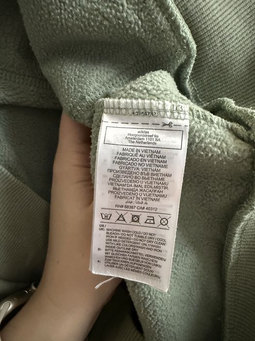 Męska bluza z kapturem M adidas zielona