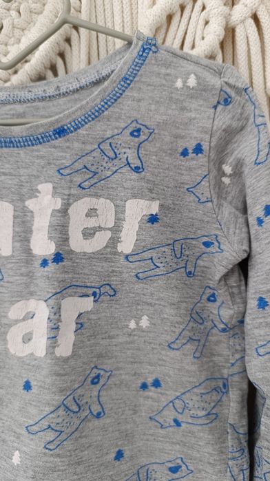 Reserved piżama szara roz.98/104