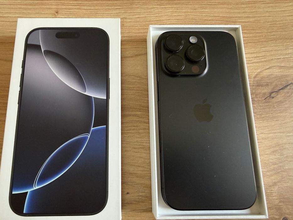Iphone 16 Pro 128 GB Black Titanium Kondycja 92%