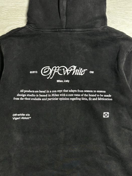 Худі Off-White Script Mary Skate Hoodie | Світшот Офф Вайт | Толстовка