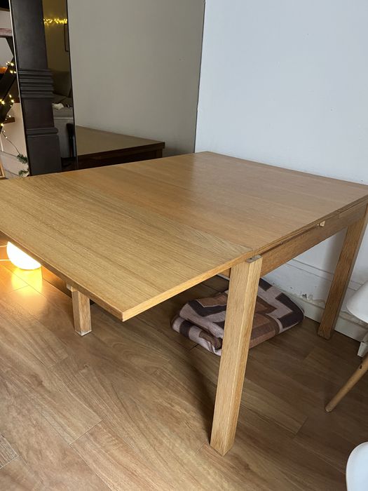 Mesa de jantar extensível 90-180cm