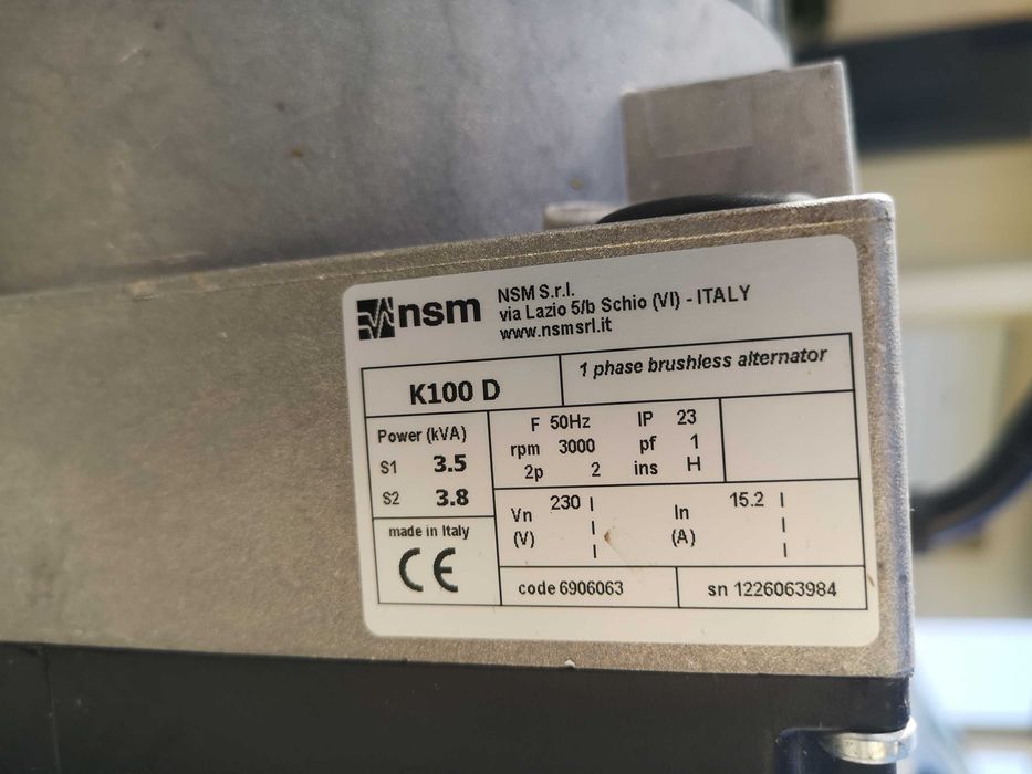 Gerador Mosa GE4000 MBH 3.5kvA motor honda GX200