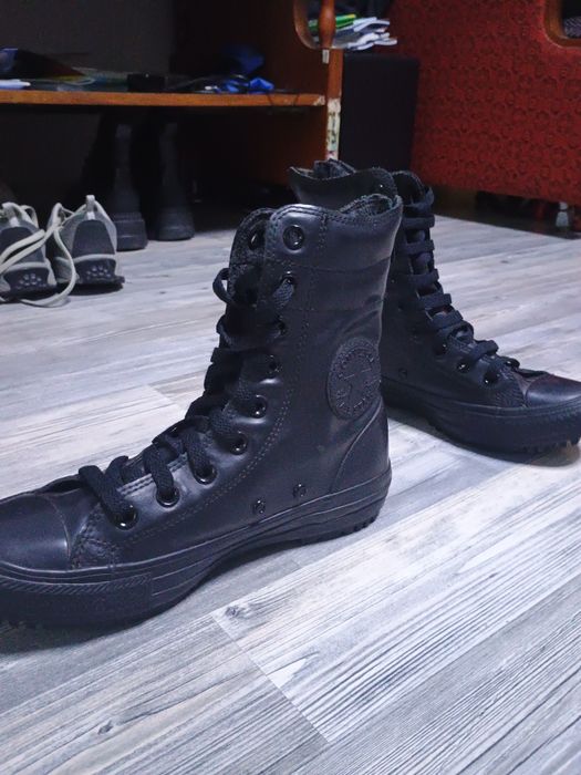 Converse кеди шкіра