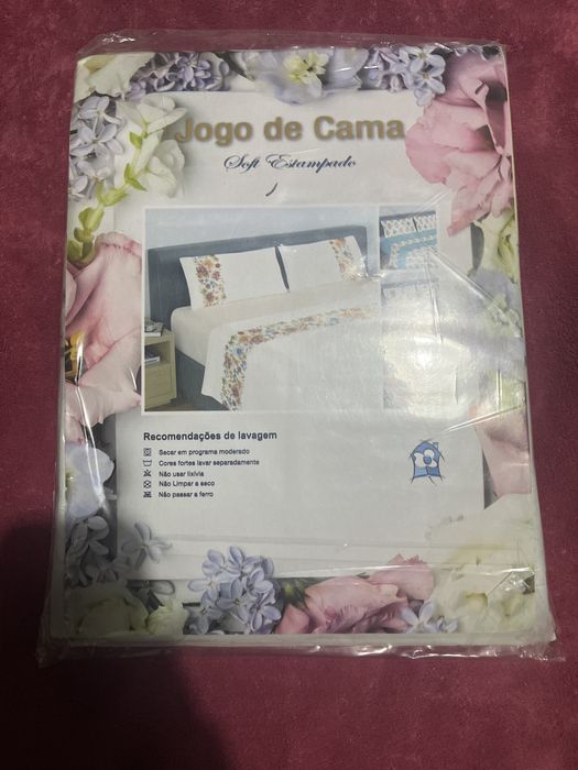 Jogo de cama casal novo